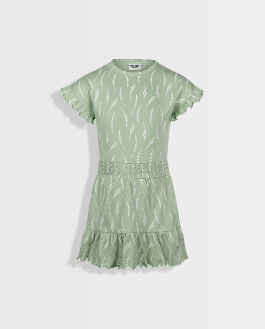 Celadon Green | Haljina kratkih rukava za djevojčice