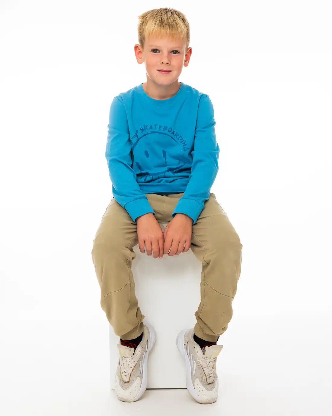 Majica dugih rukava za dječake | Skateboarding