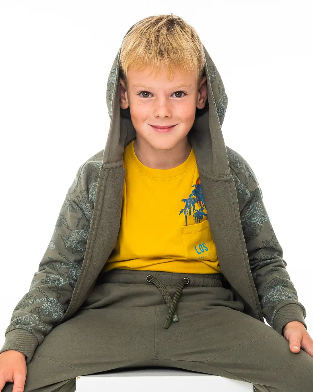 Majica dugih rukava za dječake | Yellow Palm