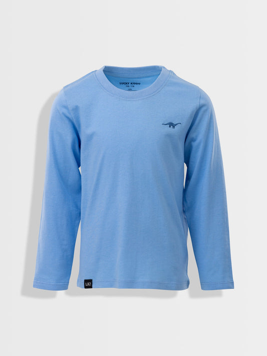 Majica dugih rukava za dječake | Placid Blue