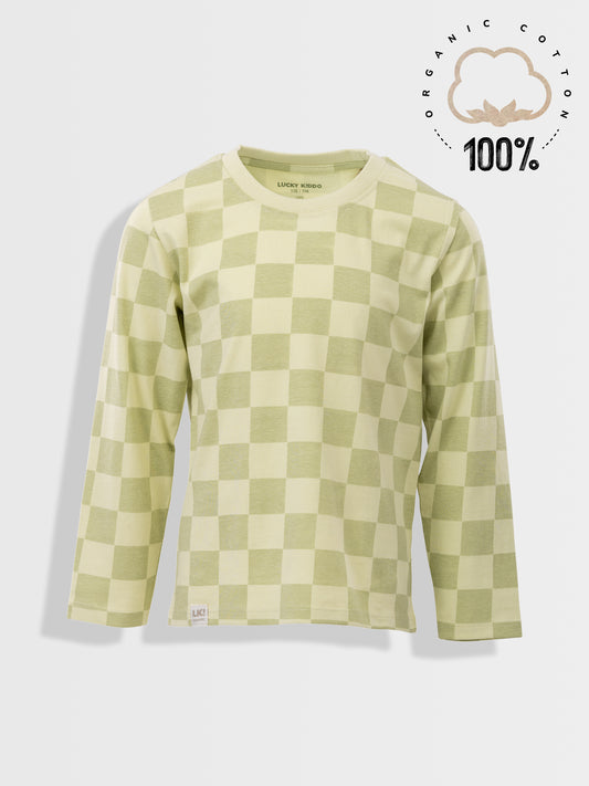 Majica dugih rokava za dječake | Aloe Wash Checks