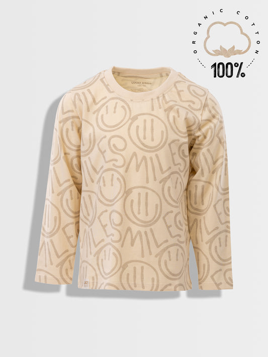 Majica dugih rukava za dječake | Nature Smileys