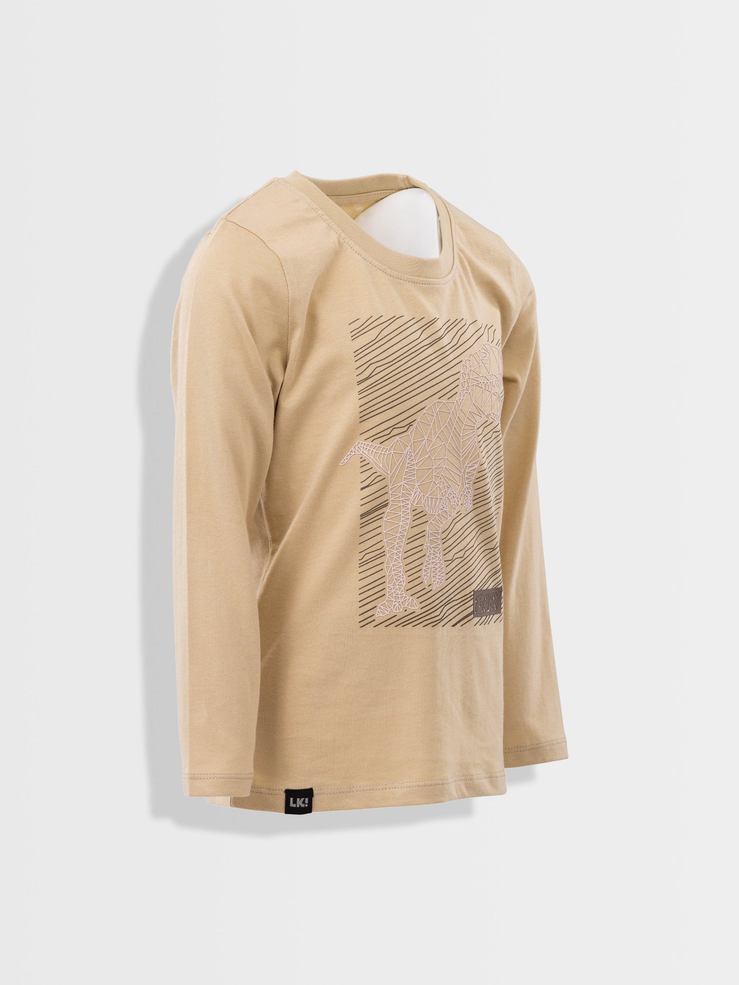 Majica dugih rukava za dječake | Brown Rice Dino