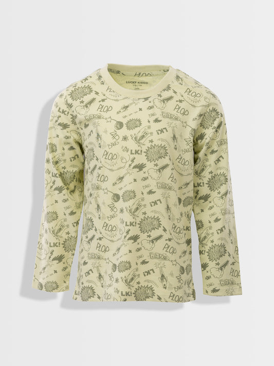 Majica dugih rokava za dječake | Aloe Wash
