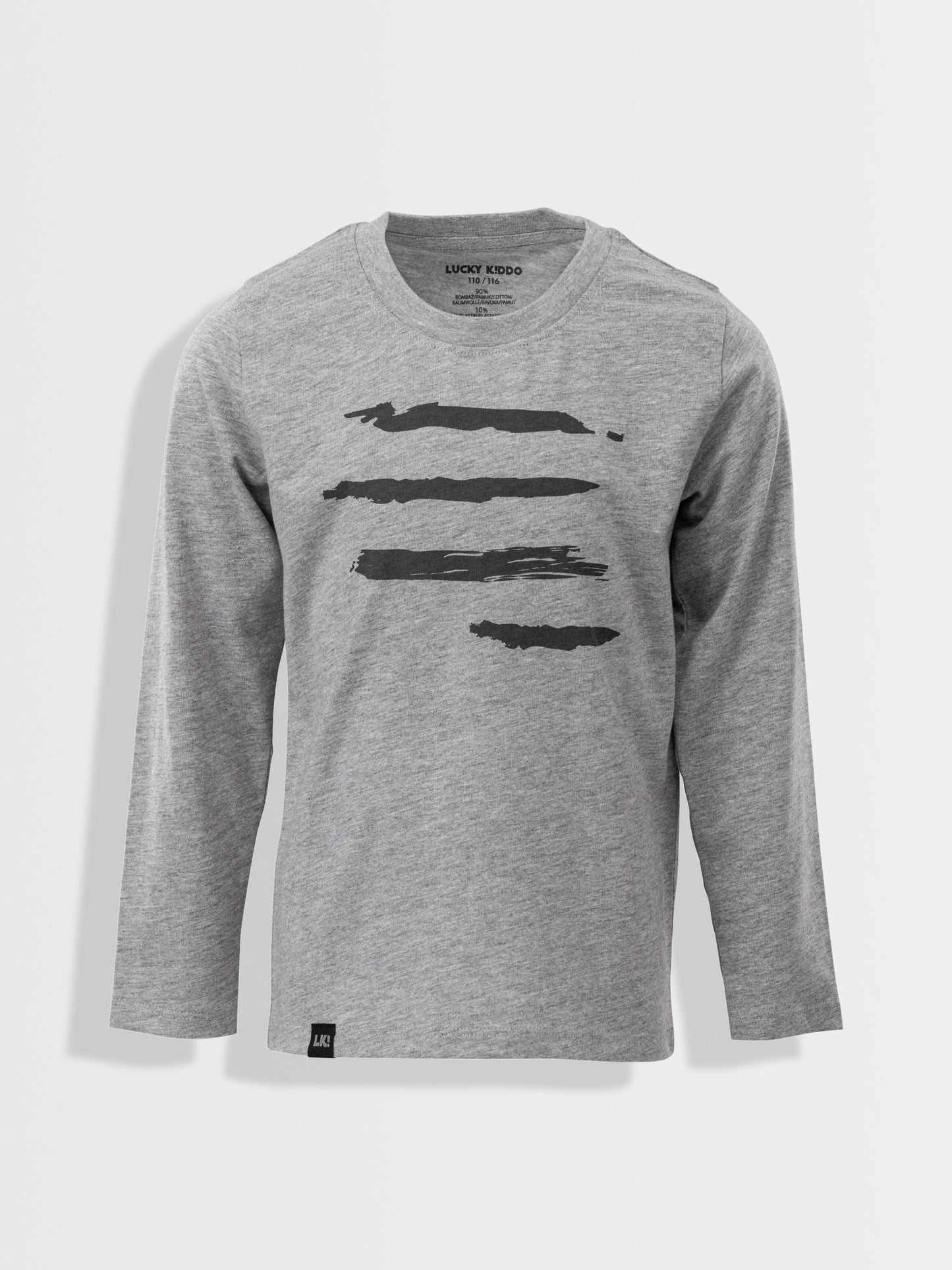 Majica dugih rukava za dječake | Grey Claw Scratch