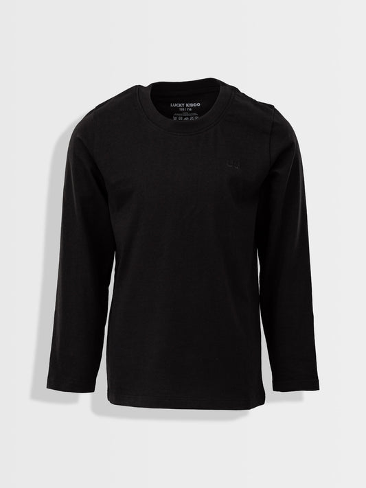 Majica dugih rokava za dječake | Black