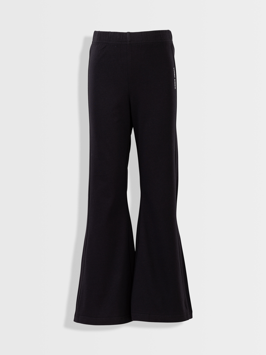 Solid black | Zvonolike tajice za djevojčice