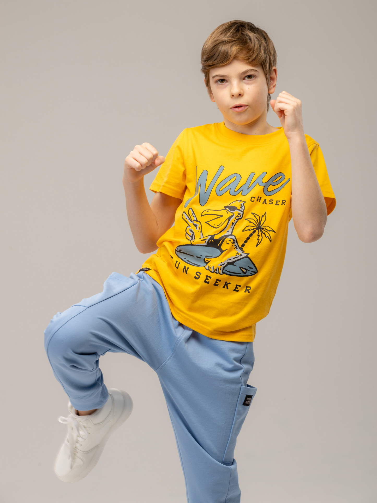 Faded Blue | Cargo trenirka za dječake