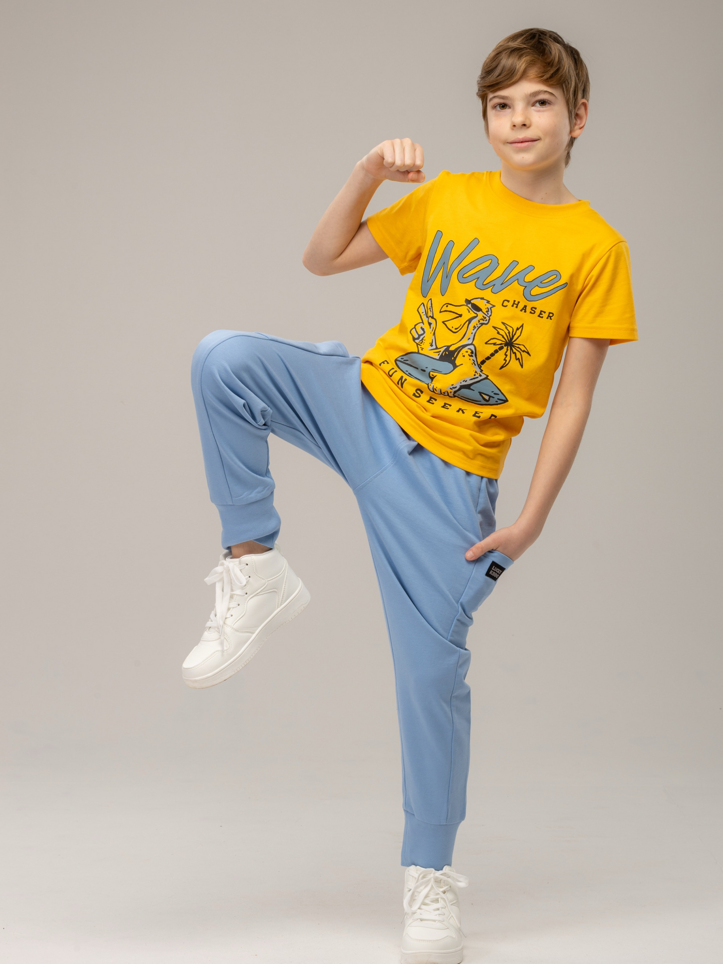 Faded Blue | Cargo trenirka za dječake