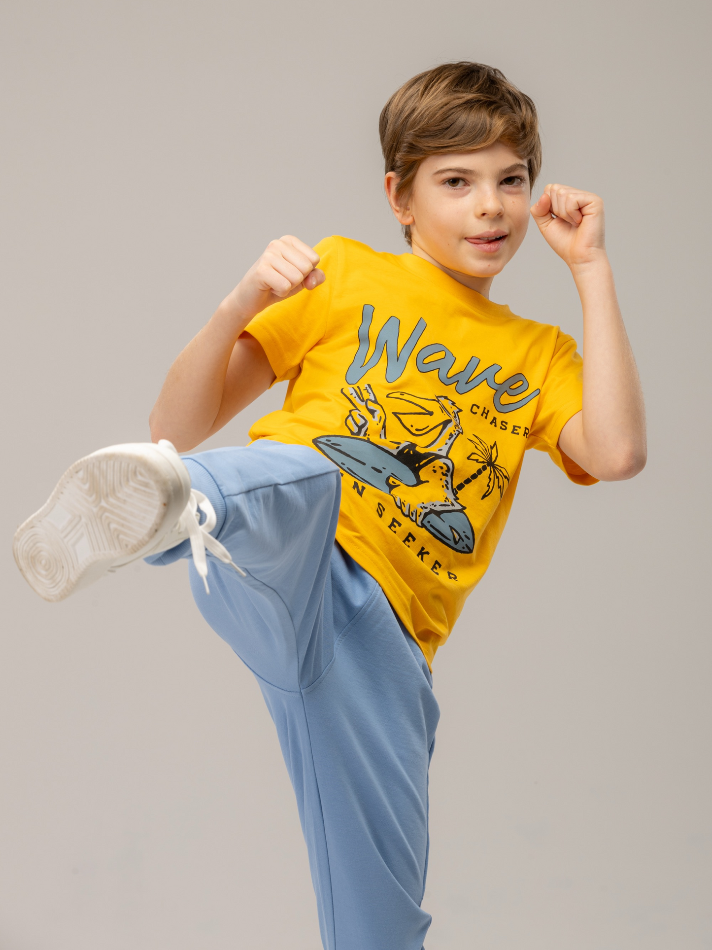 Faded Blue | Cargo trenirka za dječake