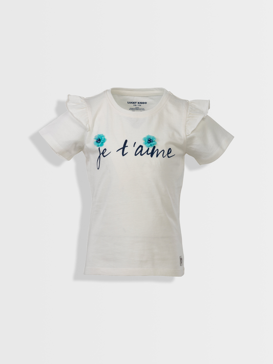 Je t'aime | Majica kratkih rukava za djevojčice