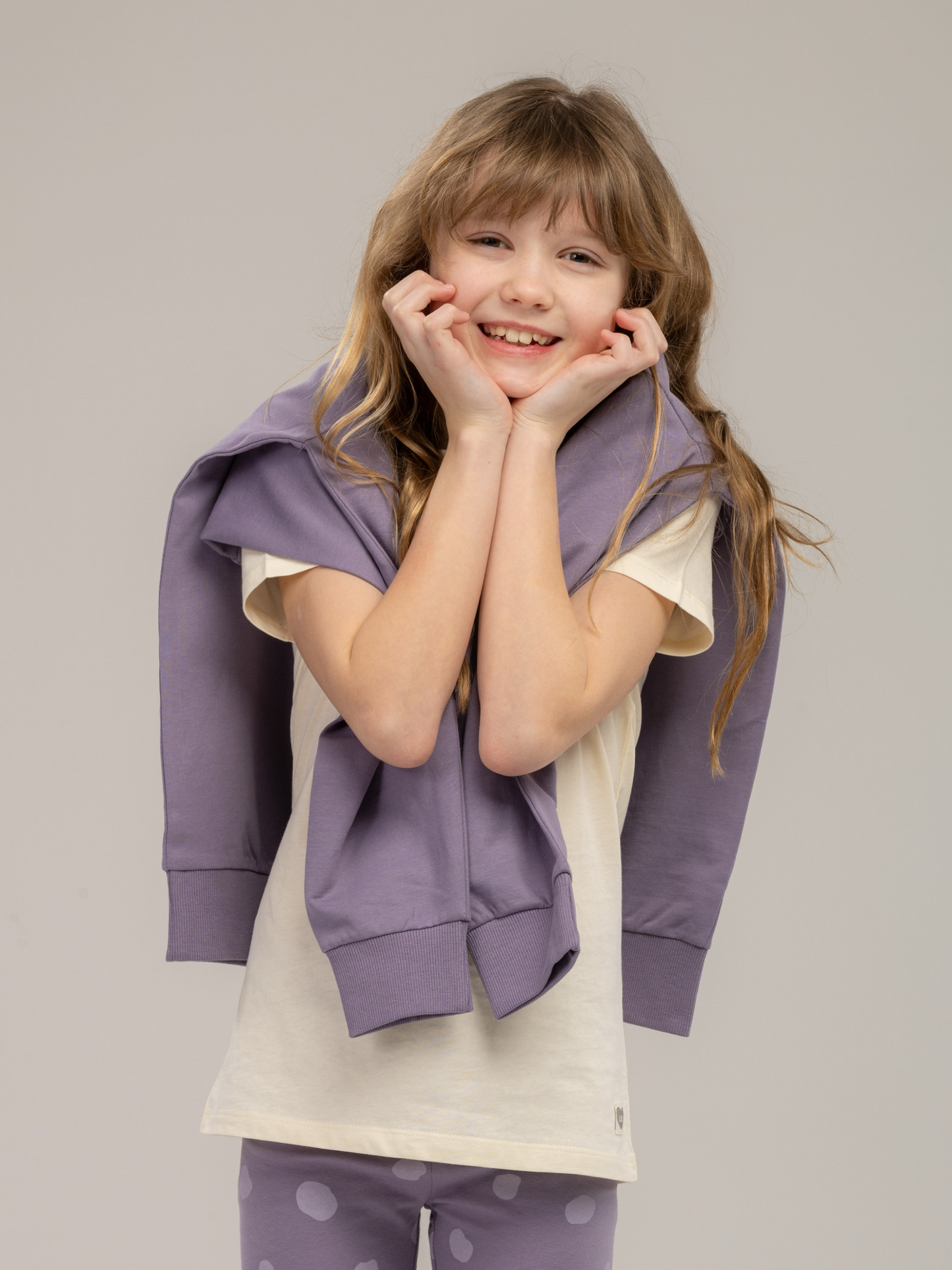 Purple Ash Woof | Pulover za djevojčice