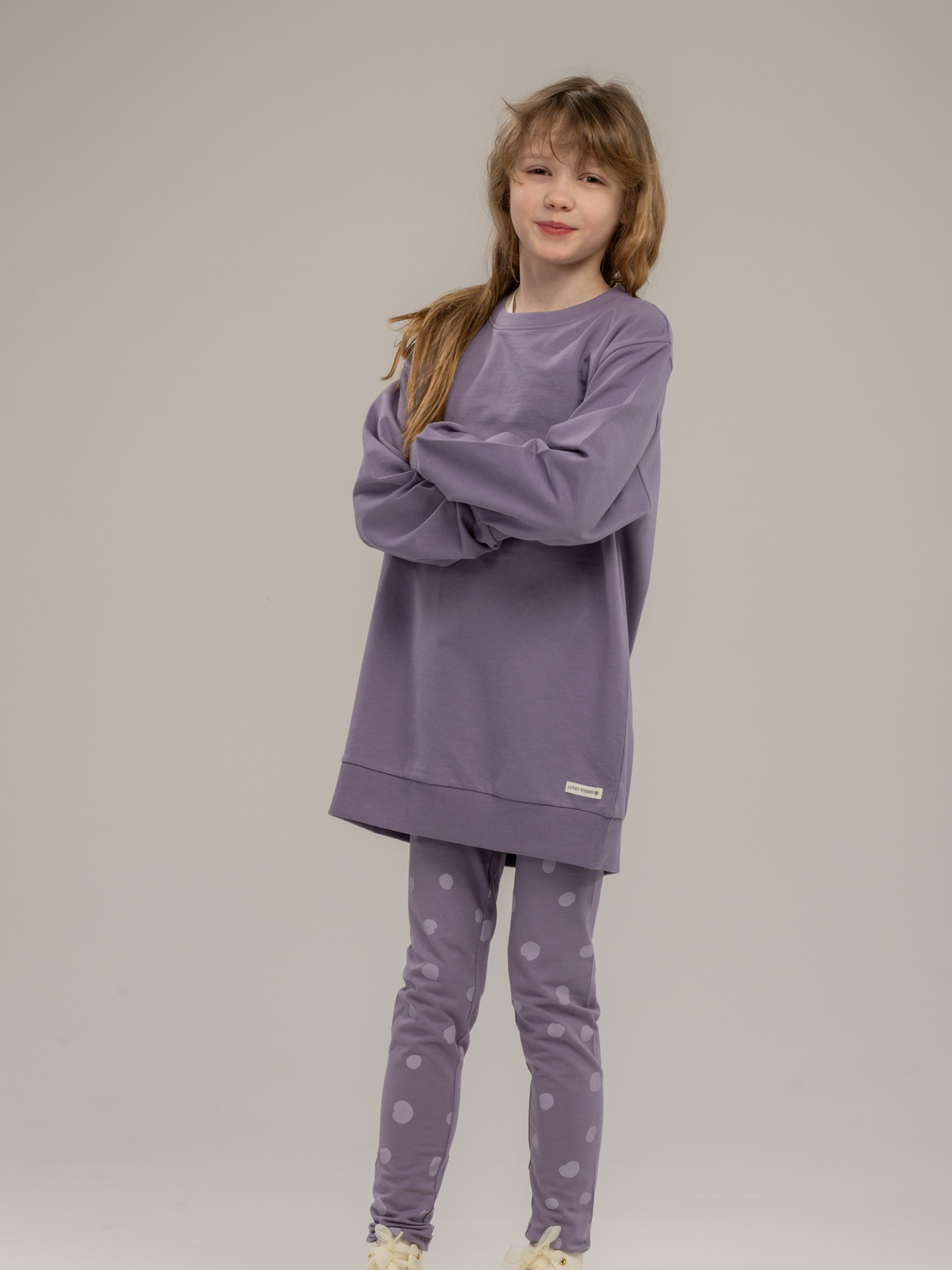 Purple Ash Woof | Pulover za djevojčice