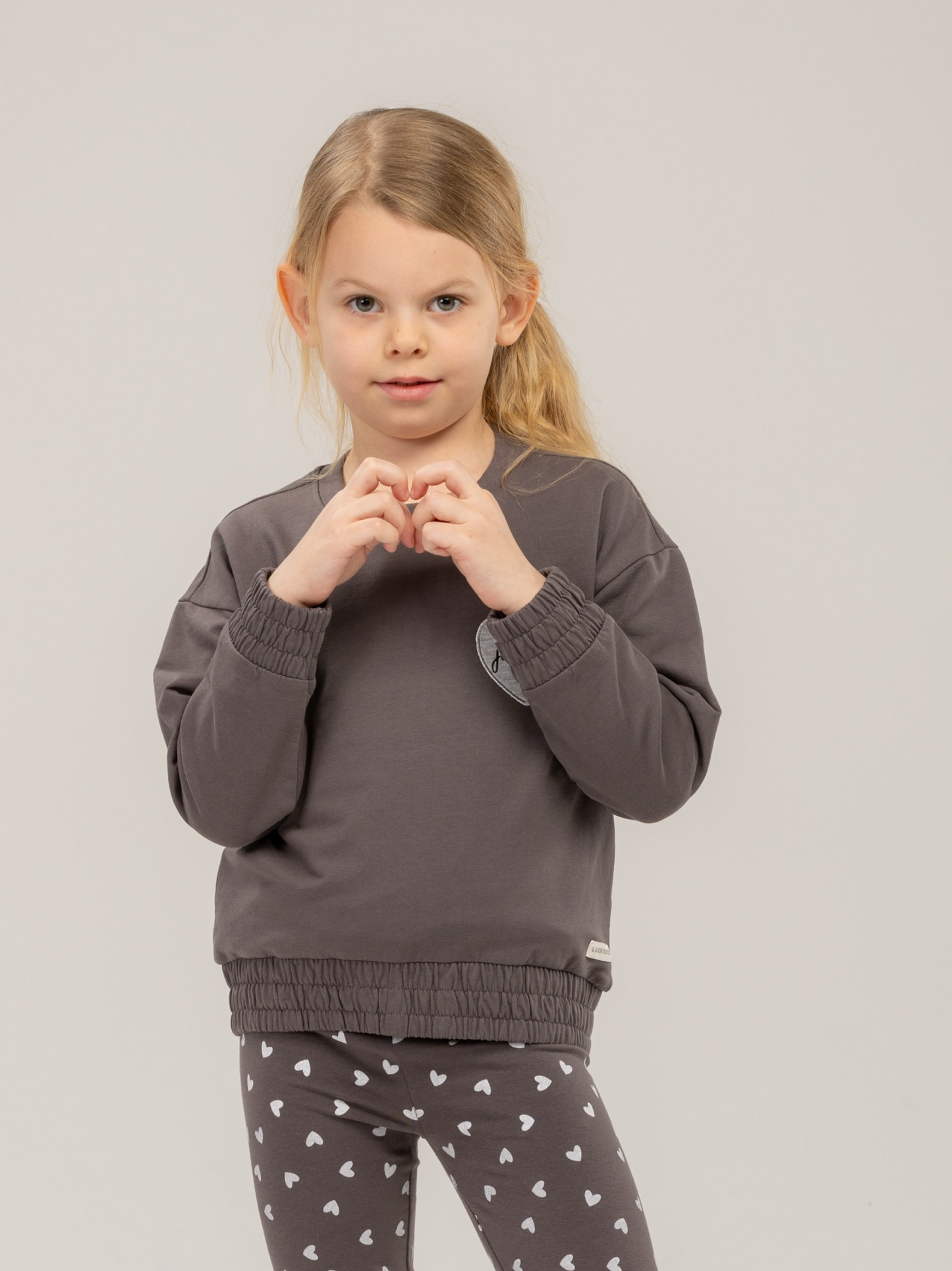 Paris Sepia Black | Pulover za djevojčice
