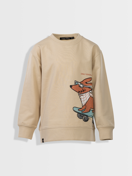 Skater dog Tan | Pulover za dječake