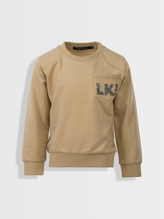 Beige Brown LK | Pulover za dječake