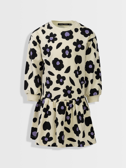 Vanilla Floral | Haljina dugih rukava za djevojčice