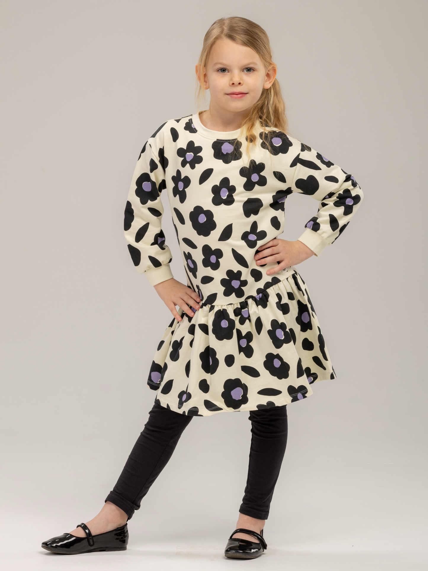 Vanilla Floral | Haljina dugih rukava za djevojčice