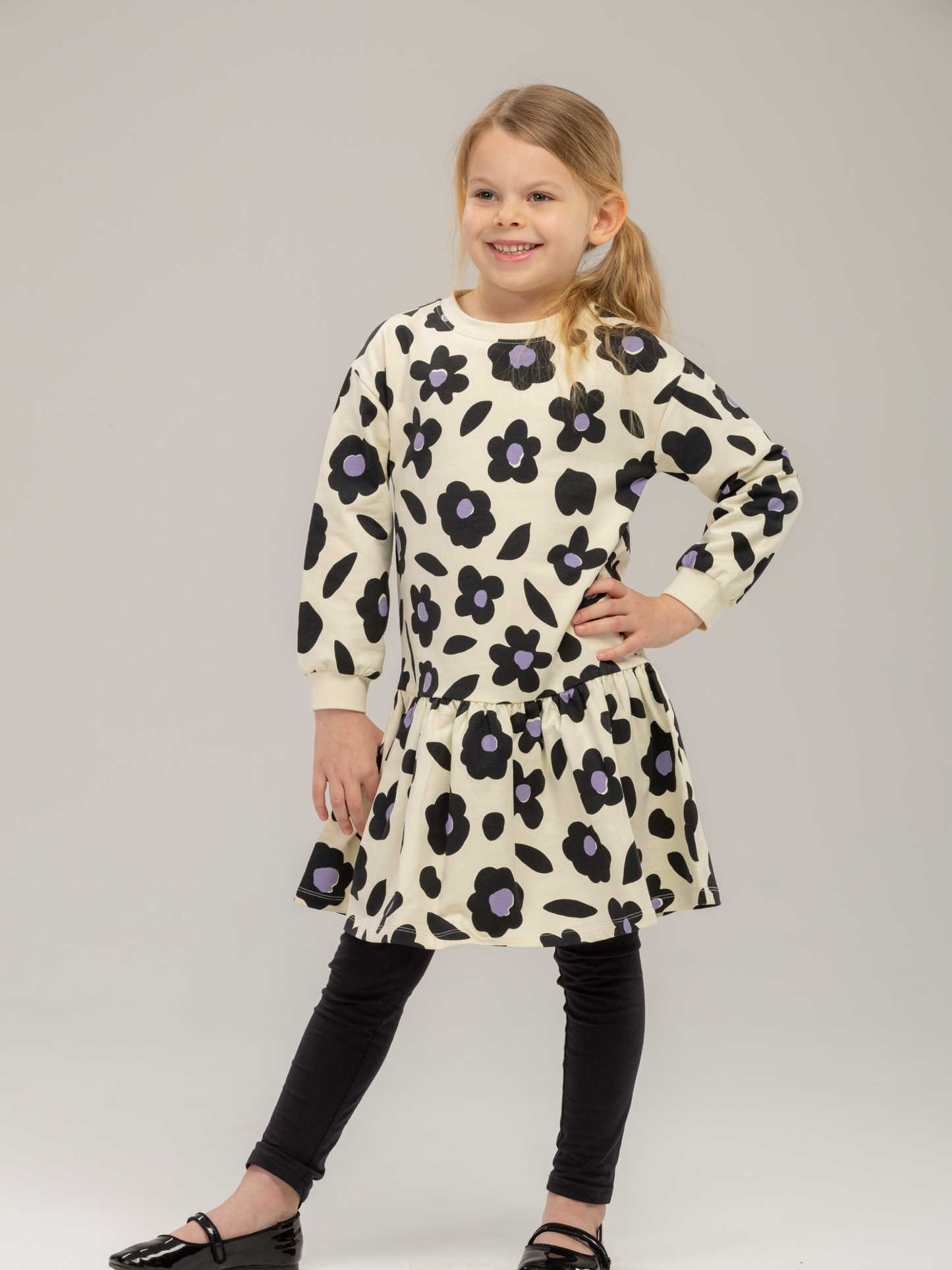 Vanilla Floral | Haljina dugih rukava za djevojčice