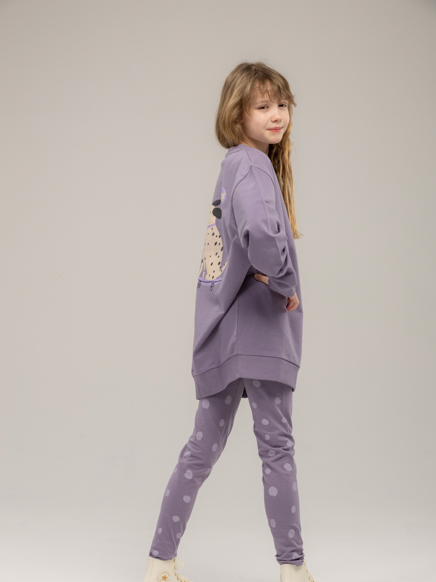 Purple Ash Dots | Tajice za djevojčice
