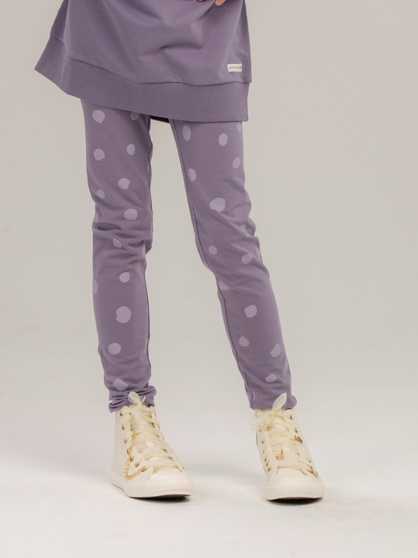 Purple Ash Dots | Tajice za djevojčice