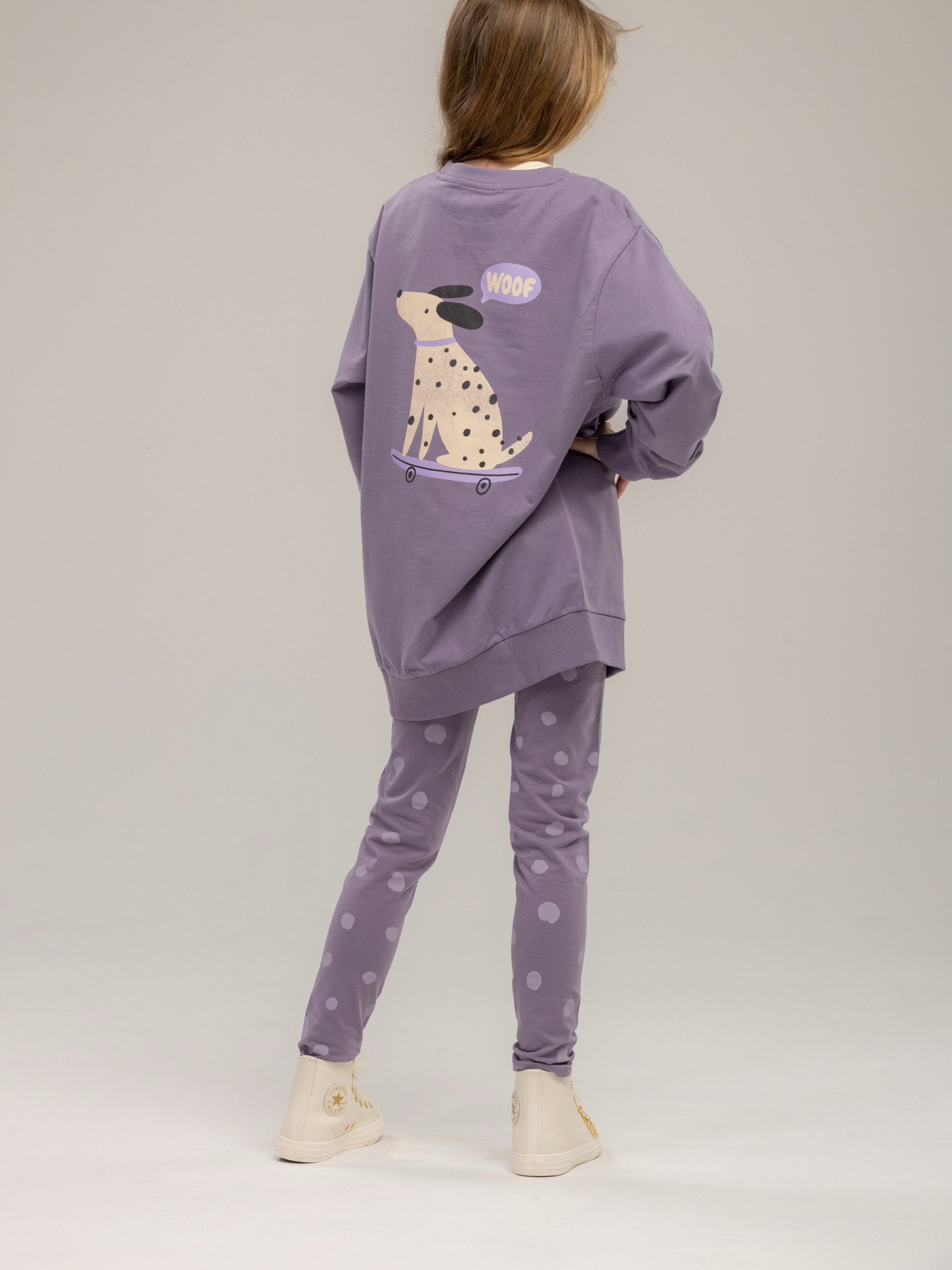 Purple Ash Dots | Tajice za djevojčice