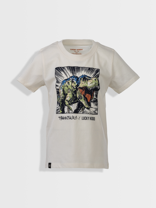Star White T-Rex | Majica kratkih rukava za dječake