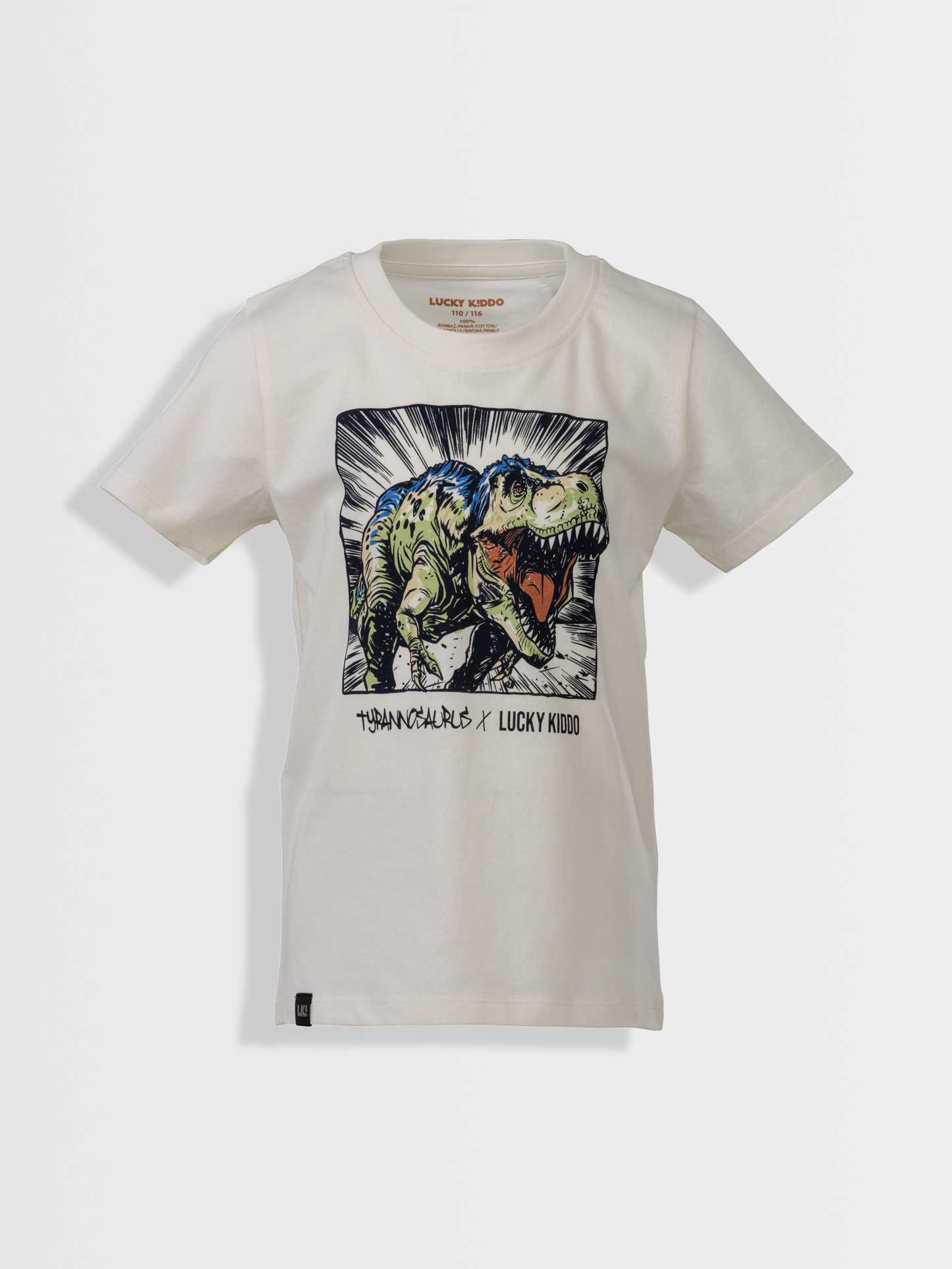 Star White T-Rex | Majica kratkih rukava za dječake