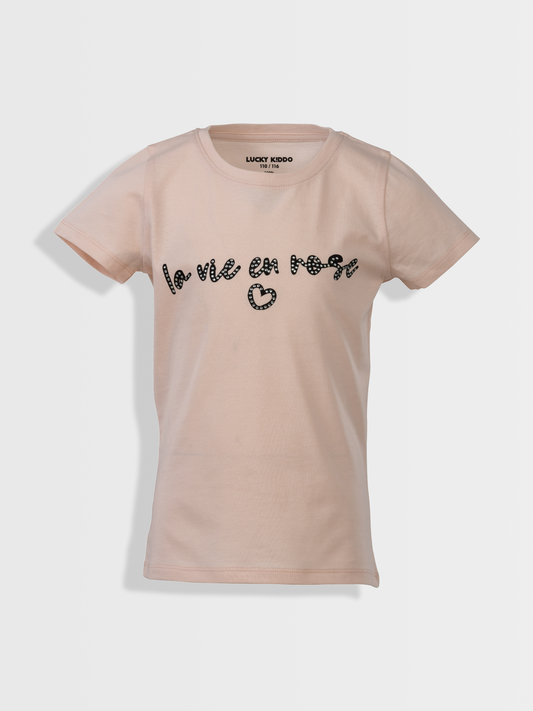 La vie en rose Pearl | Majica kratkih rukava za djevojčice