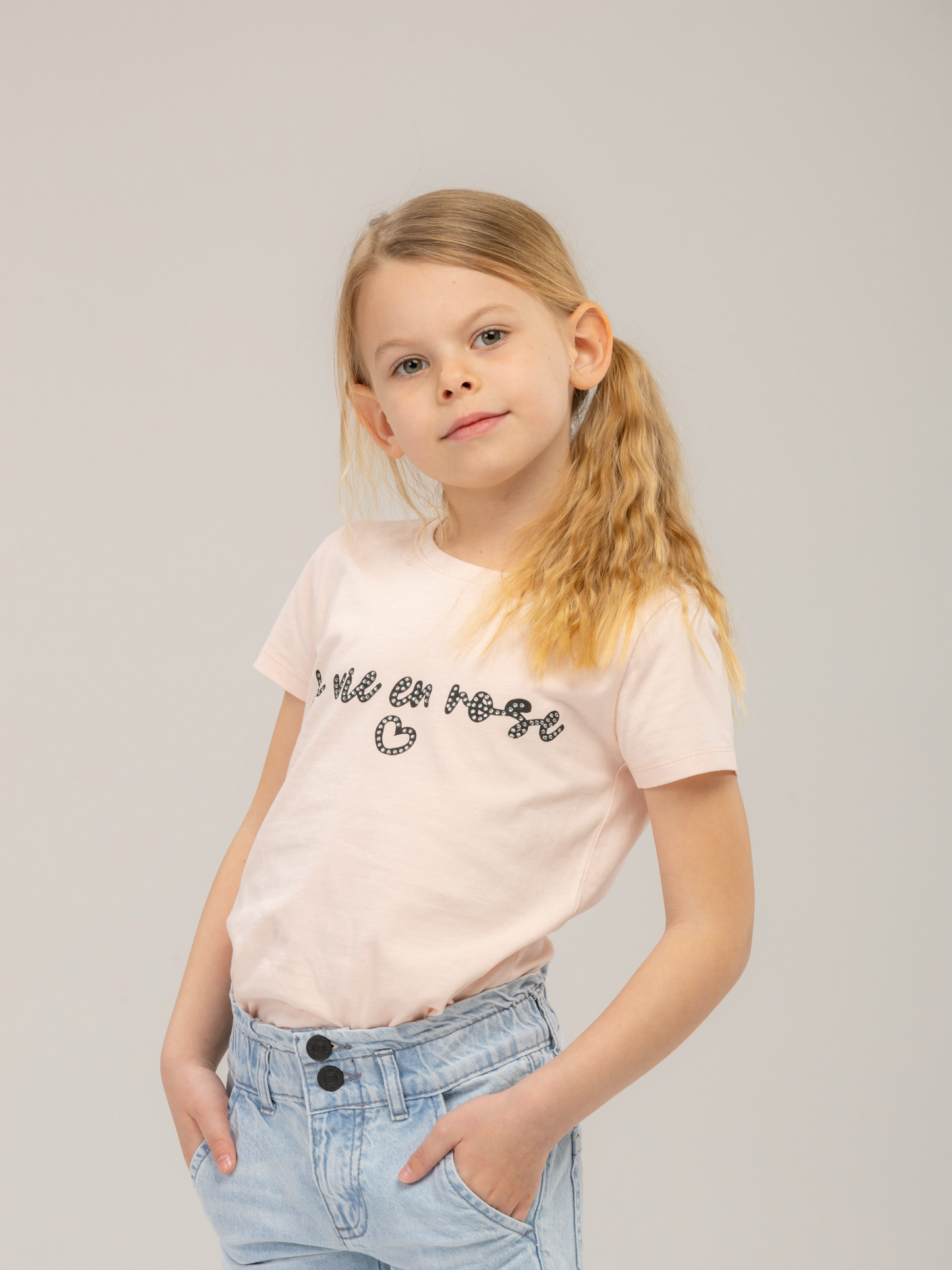 La vie en rose Pearl | Majica kratkih rukava za djevojčice