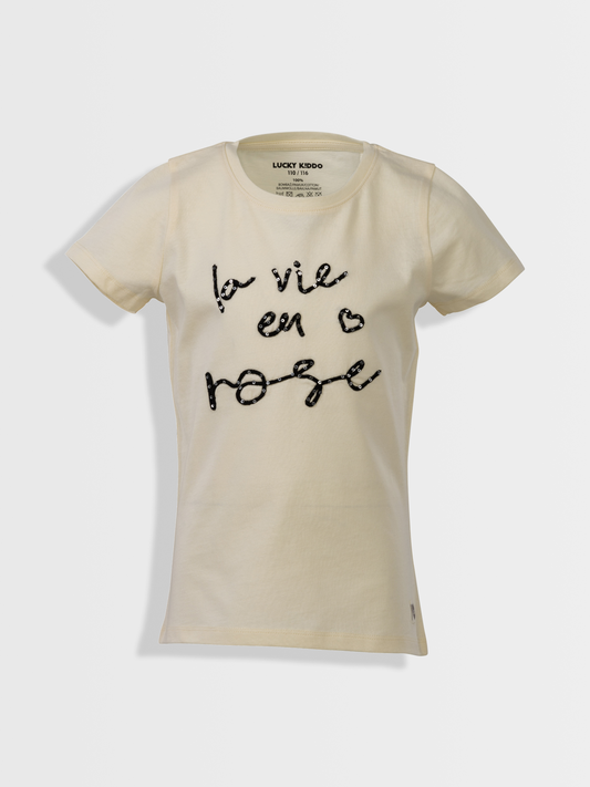 La vie en rose Vanilla | Majica kratkih rukava za djevojčice