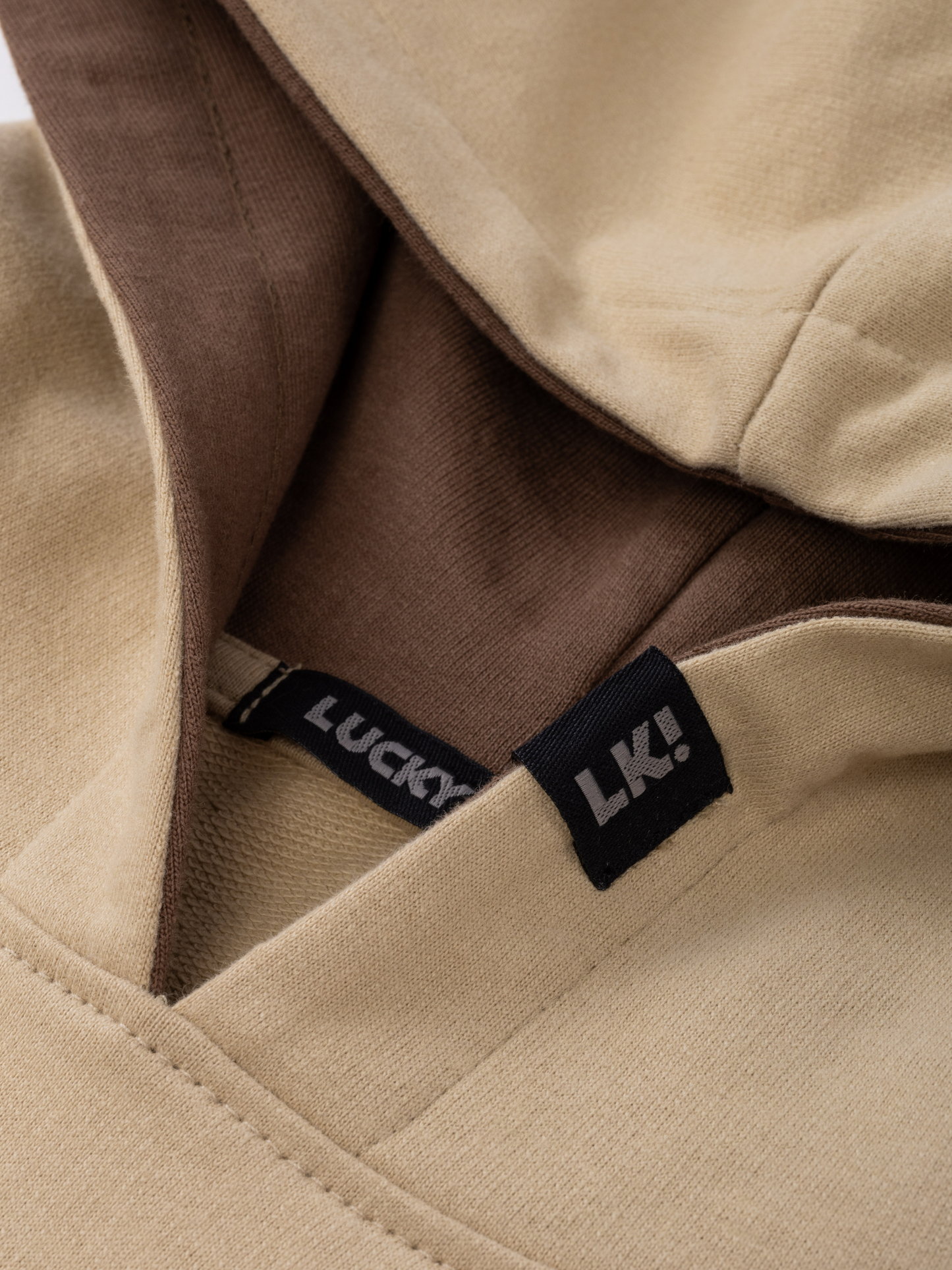 Beige Brown Teeth | Majica s kapuljačom za dječake