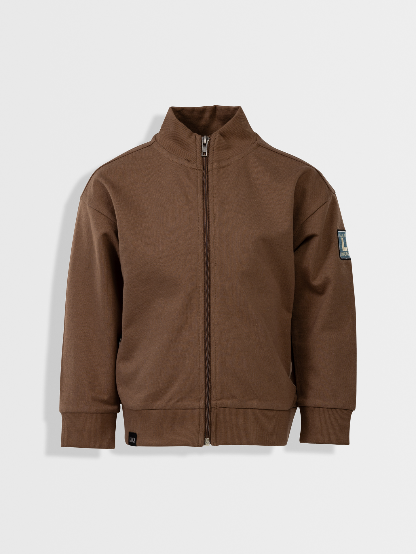 Shitake Brown | Majica za dječake s patentnim zatvaračem