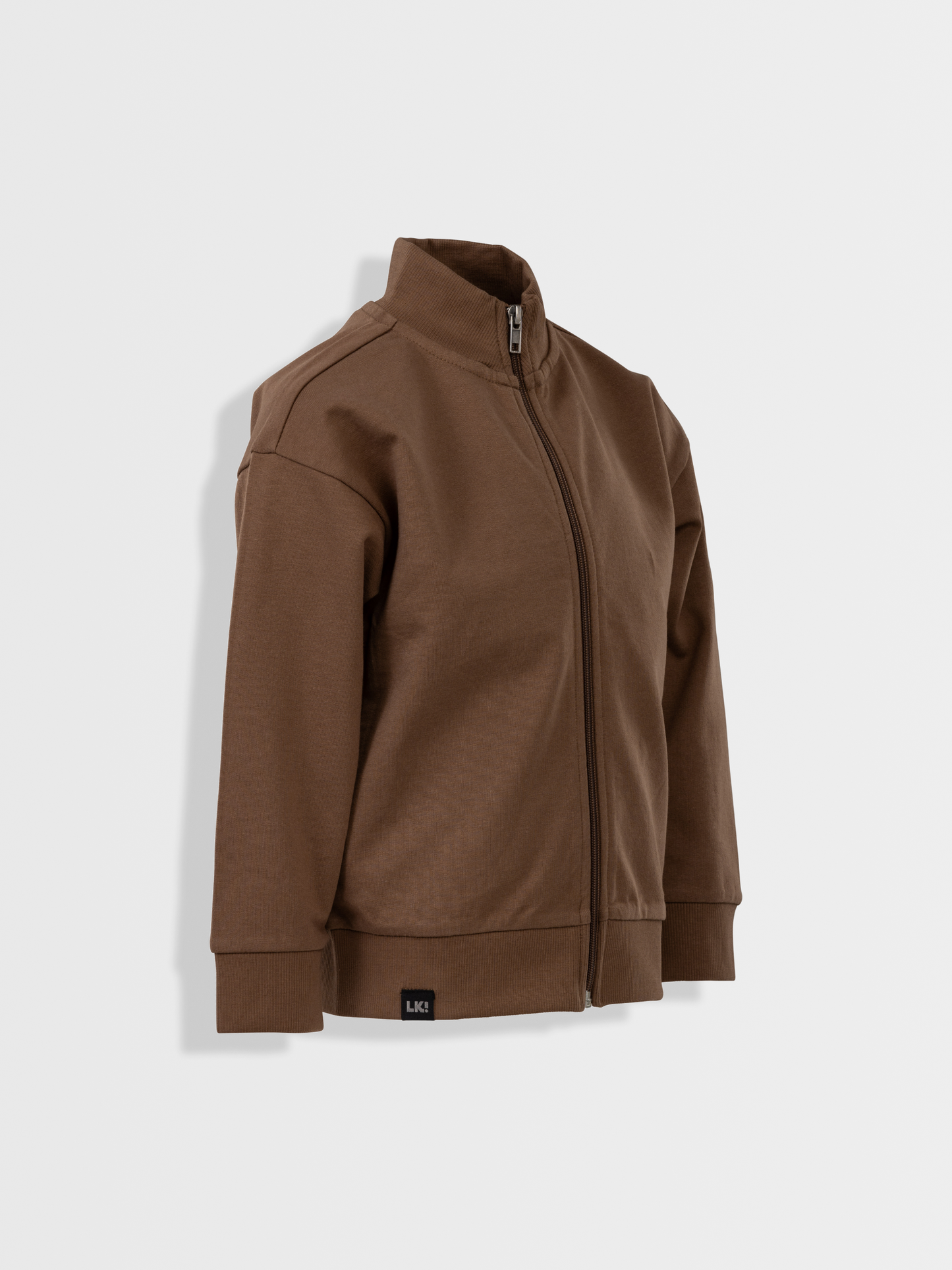 Shitake Brown | Majica za dječake s patentnim zatvaračem