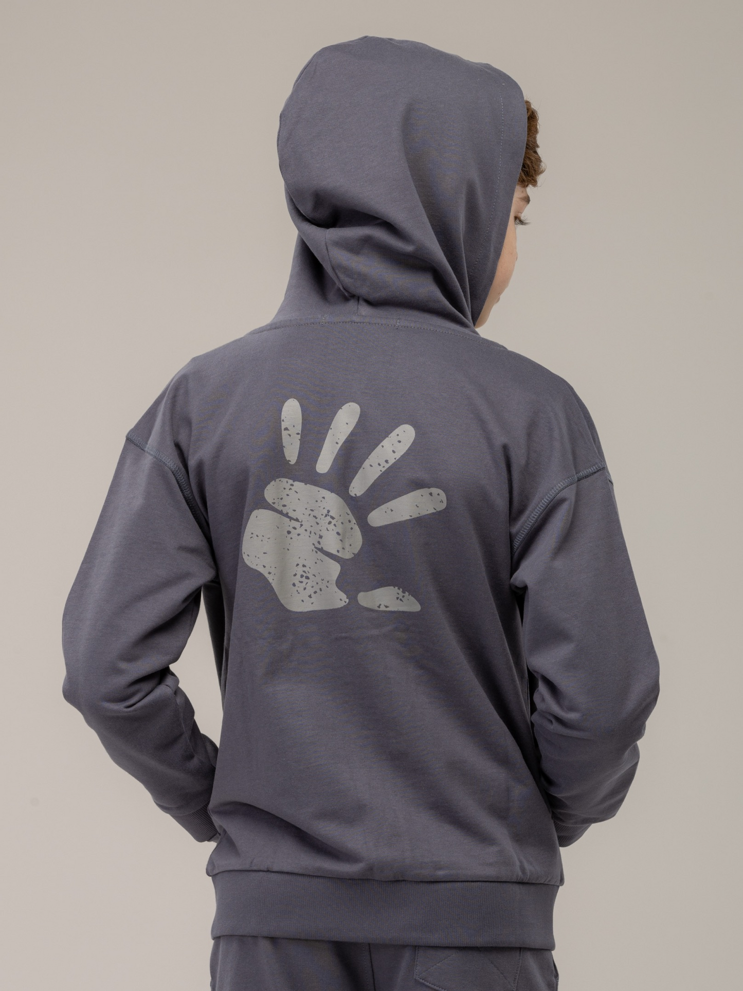 Iron Grey High Five | Majica s kapuljačom za dječake