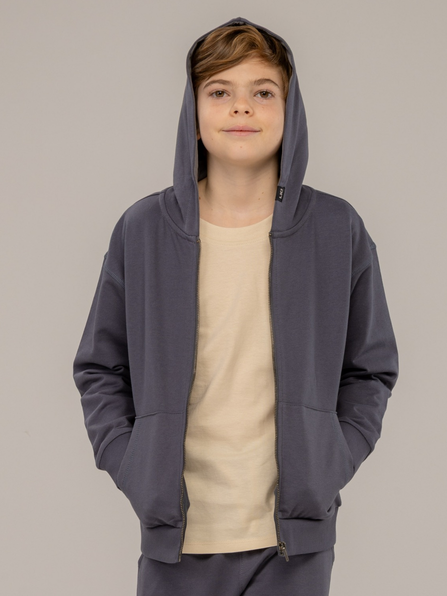 Iron Grey High Five | Majica s kapuljačom za dječake