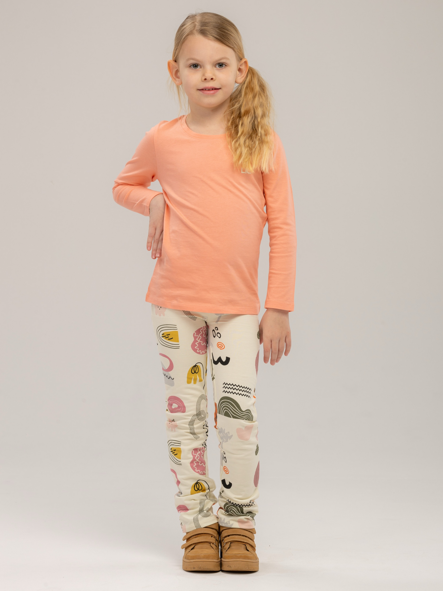 Peach Amber | Majica dugih rukava za djevojčice