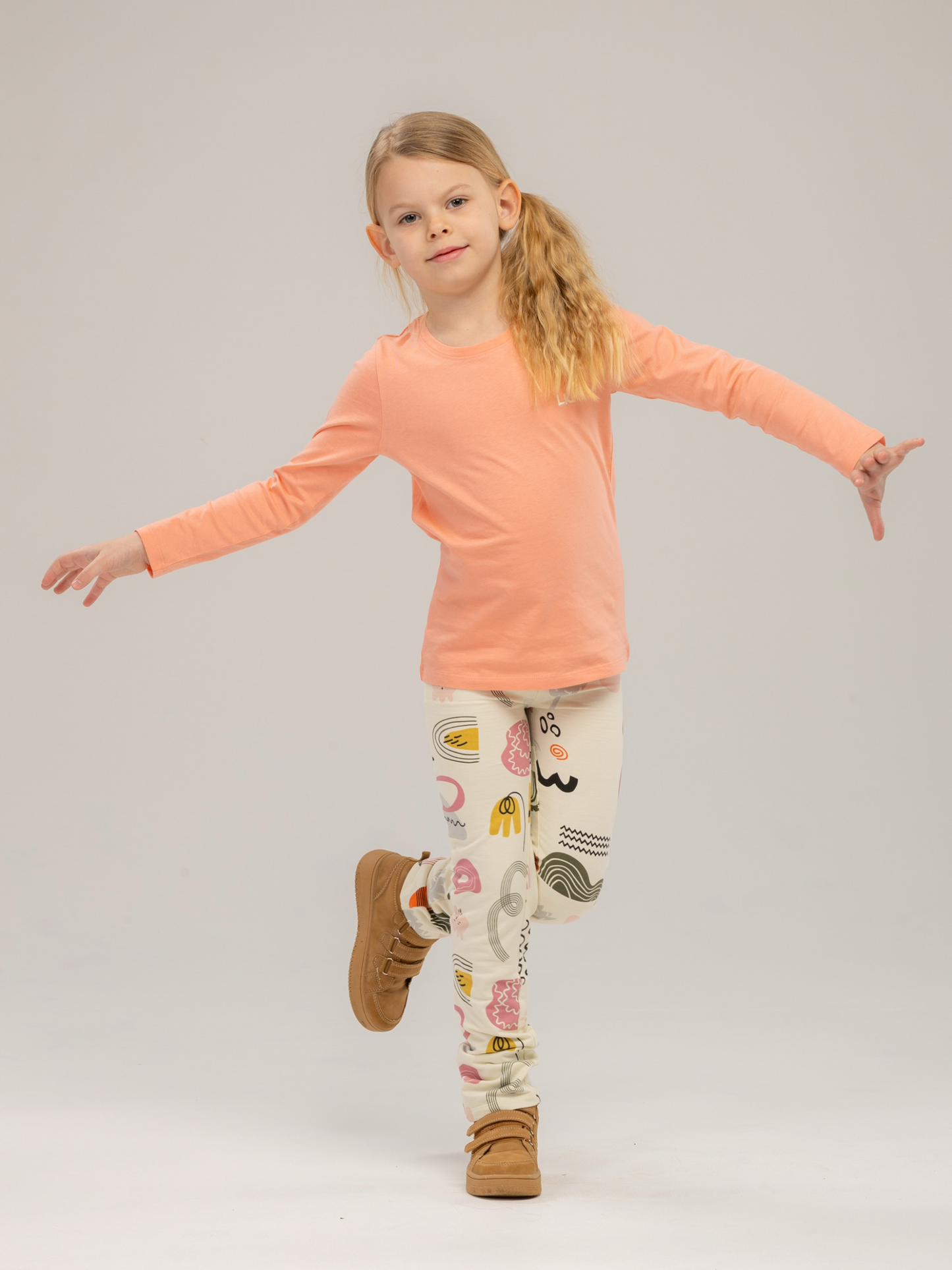 Peach Amber | Majica dugih rukava za djevojčice