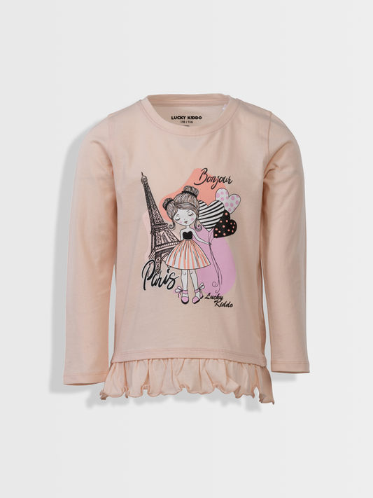 Bonjour Paris Pearl | Majica dugih rukava za djevojčice