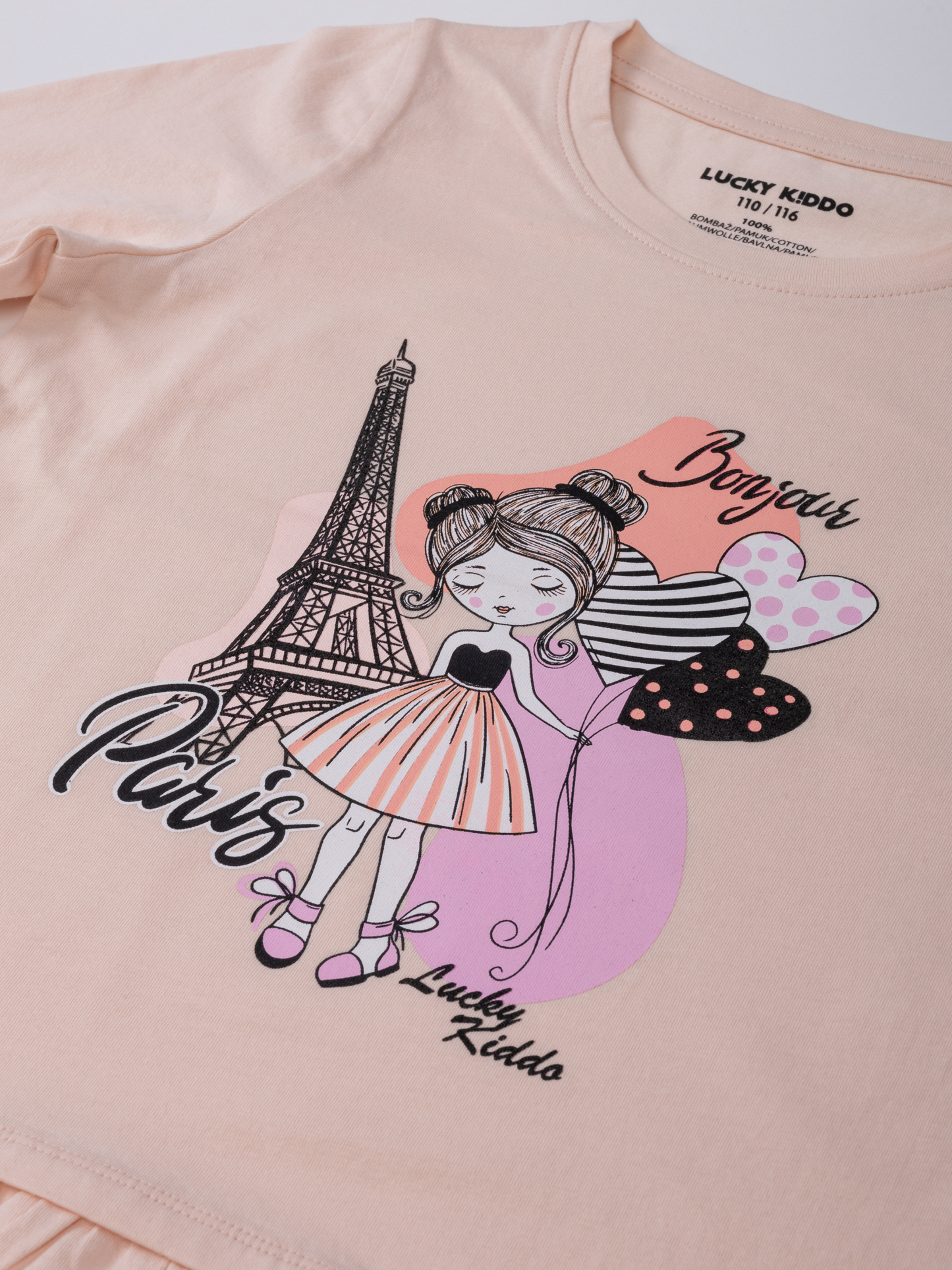 Bonjour Paris Pearl | Majica dugih rukava za djevojčice