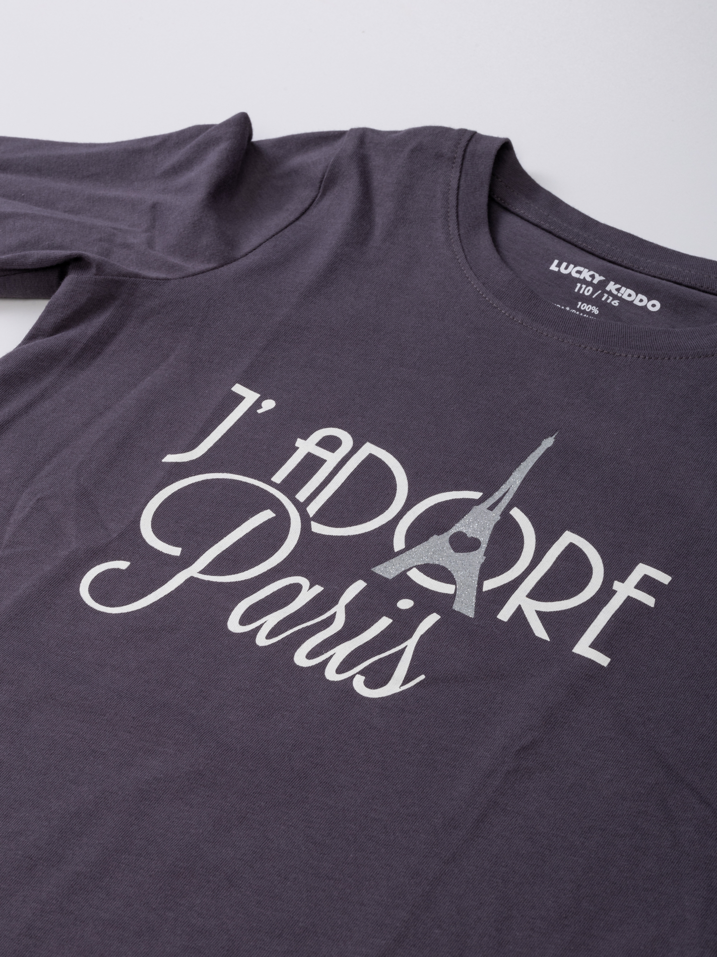 J’adore Paris Grey| Majica dugih rukava za djevojčice