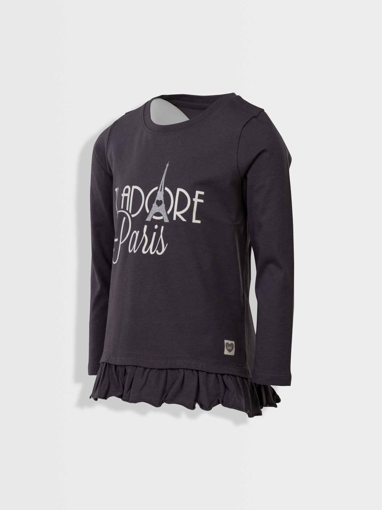 J’adore Paris Grey| Majica dugih rukava za djevojčice