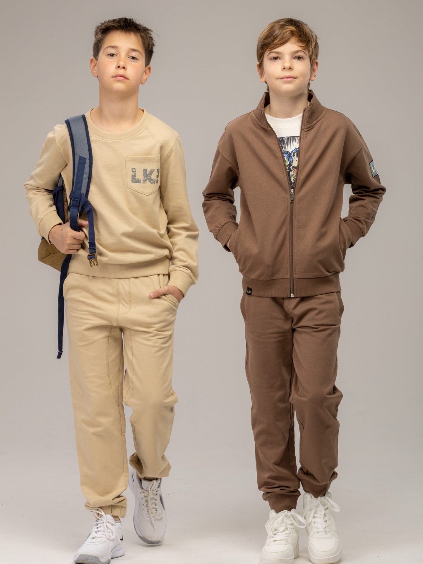 Beige Brown | Trenirka za dječake