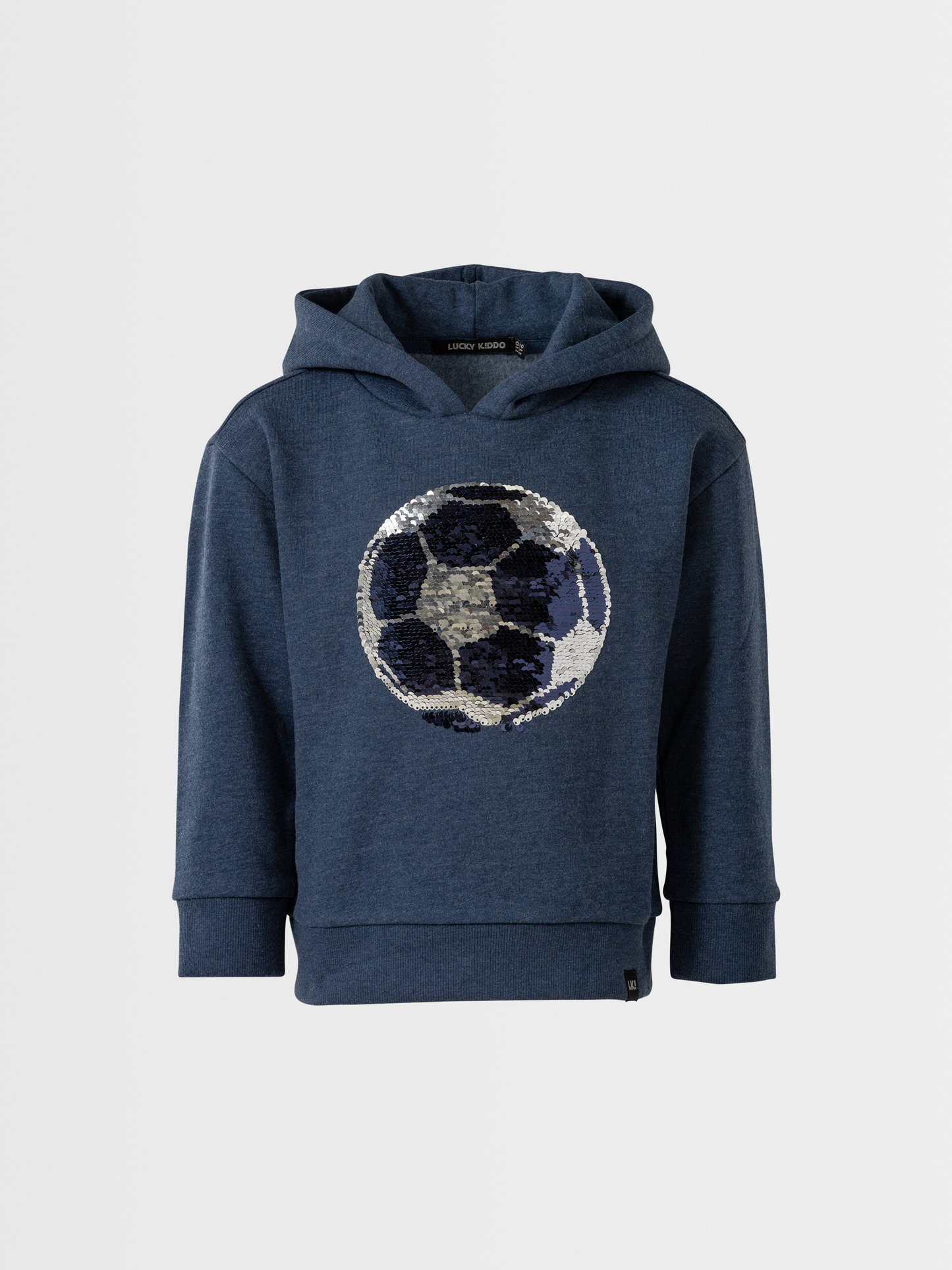 Blue Melange | Majica s kapuljačom za dječake