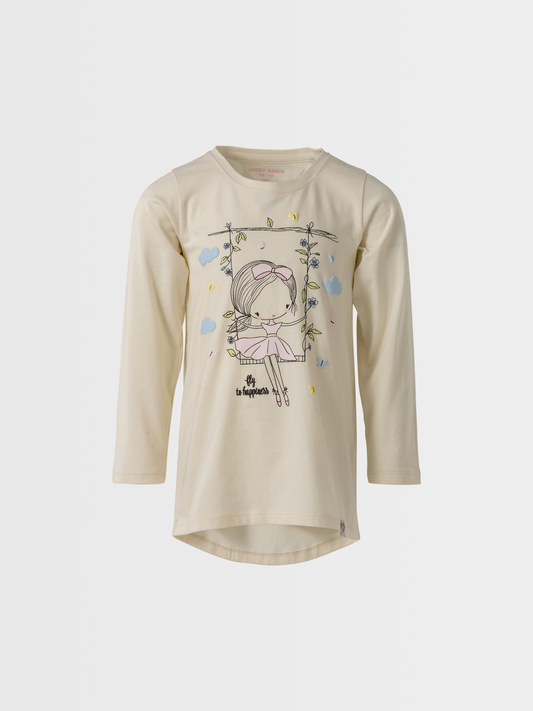 Fly to Happiness | Tunika dugih rukava za djevojčice