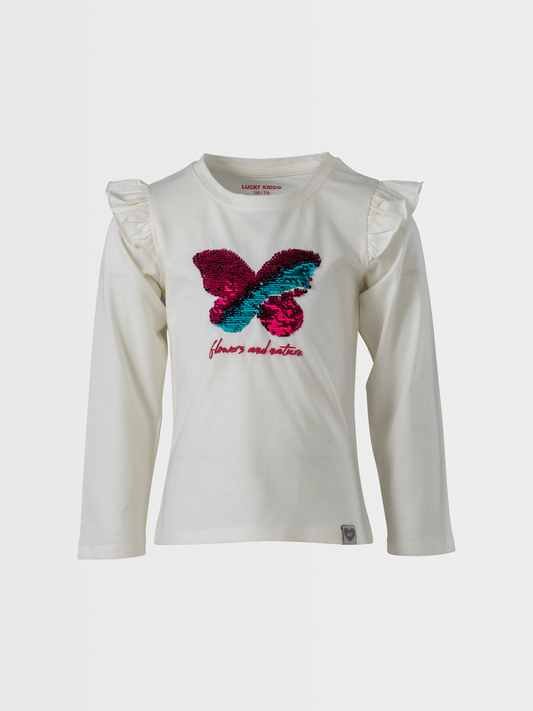 Colorful Butterfly | Majica dugih rukava za djevojčice