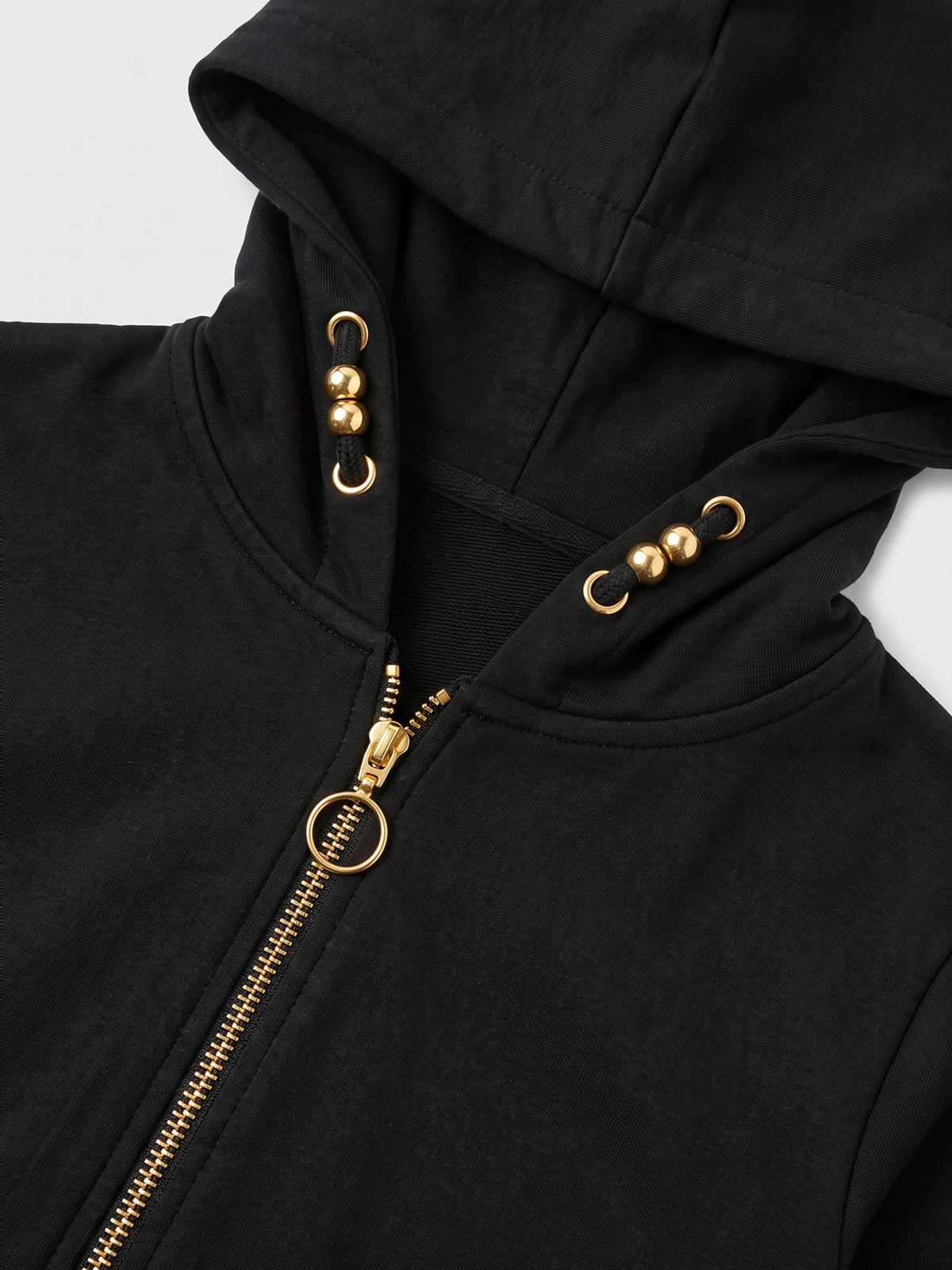 Moonless Zip | Sweater majica s kapuljačom i patentnim zatvaračem za djevojčice - klasični kroj
