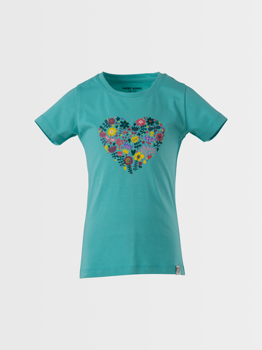 Blooming Heart | Majica kratkih rukava za djevojčice