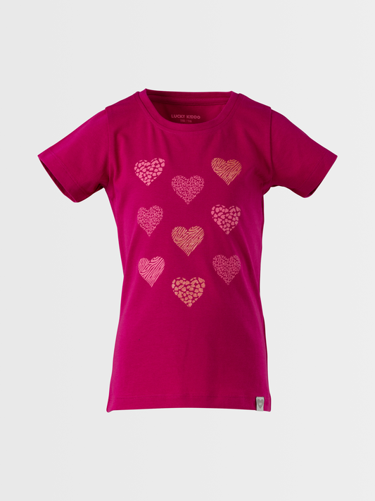 Sparkling Hearts | Majica kratkih rukava za djevojčice