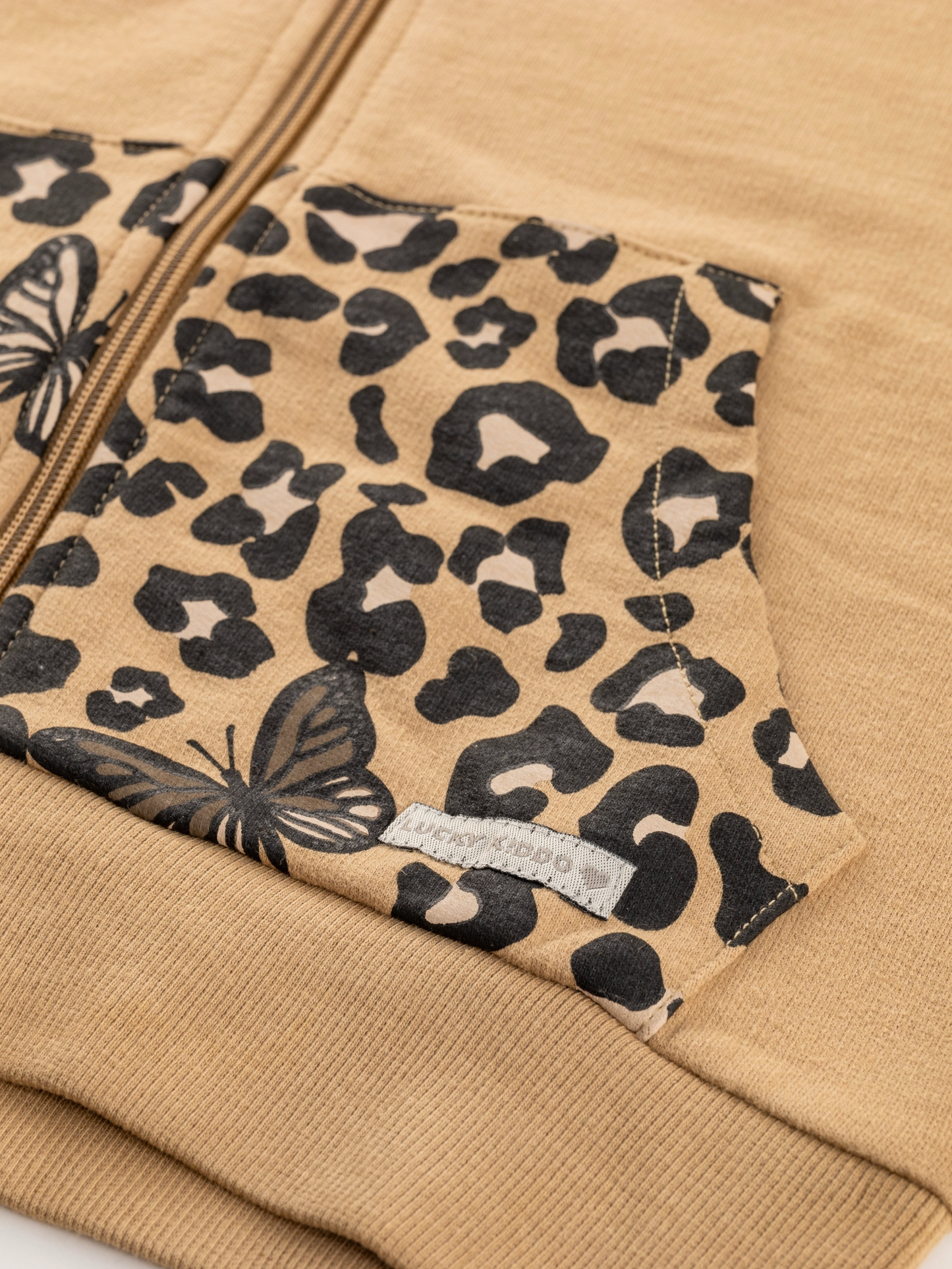 Wild Beige | Majica s kapuljačom za djevojčice